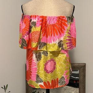 NWT Trina Turk Off Shoulder Blouse
